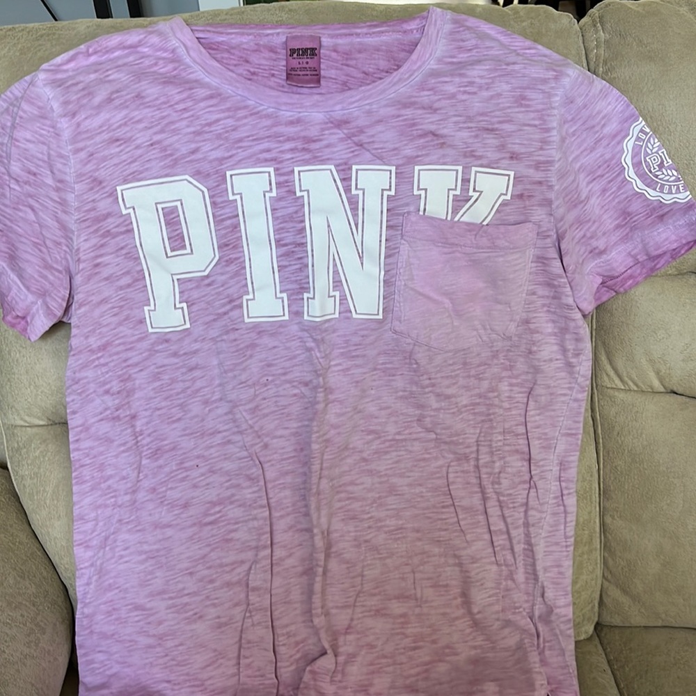 PINK Pocket T-shirts